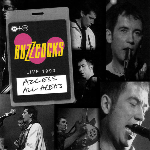 BUZZCOCKS-ACCESS ALL AREAS LIVE 1990 CD + DVD VG+