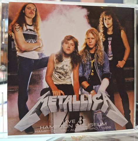 METALLICA-LIVE AT HAMPTON COLISEUM CD VG+