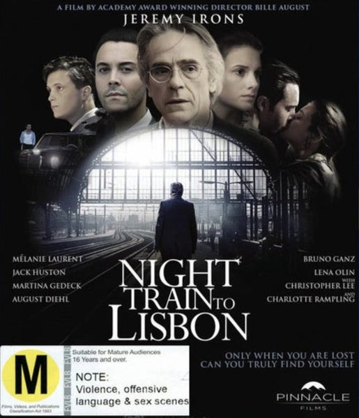 NIGHT TRAIN TO LISBON- BLURAY NM