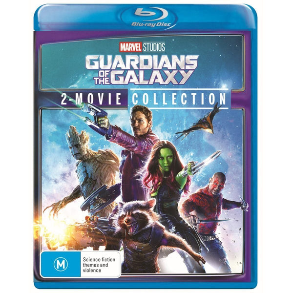 GUARDIANS OF THE GALAXY 1 & 2 - 2BLURAY VG