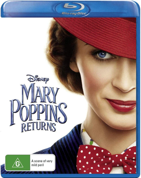 MARY POPPINS RETURNS BLU-RAY NM