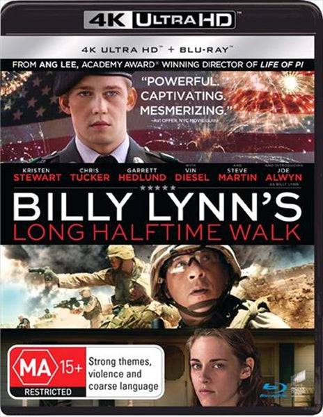 BILLY LYNN'S LONG HALFTIME WALK 2 DISC 4K/BLURAY NM