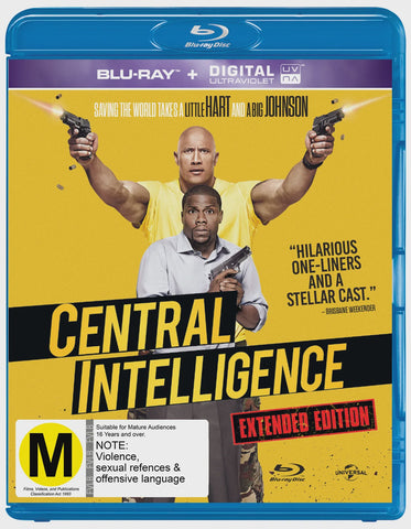 CENTRAL INTELLIGENCE - BLURAY NM