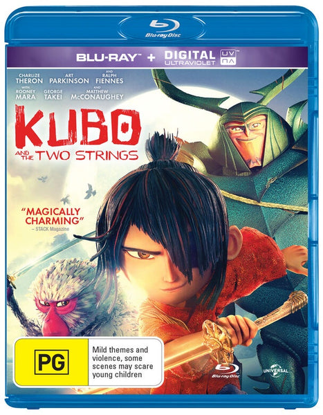 KUBO AND THE TWO STRINGS- BLURAY NM