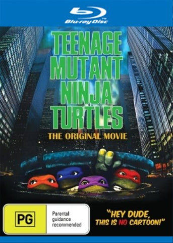 TEENAGE MUTANT NINJA TURTLES- THE MOVIE BLURAY NM