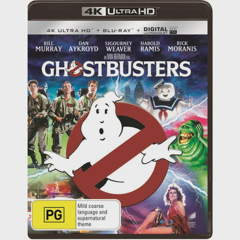 GHOSTBUSTERS 4K ULTA HD-BLURAY NM