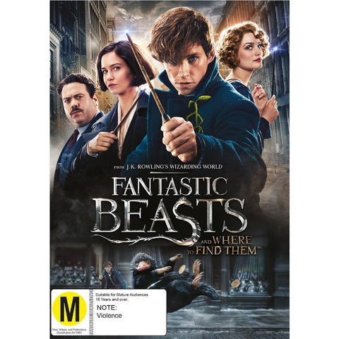 FANTASTIC BEASTS AND WHERE TO FIND THEM- DVD NM