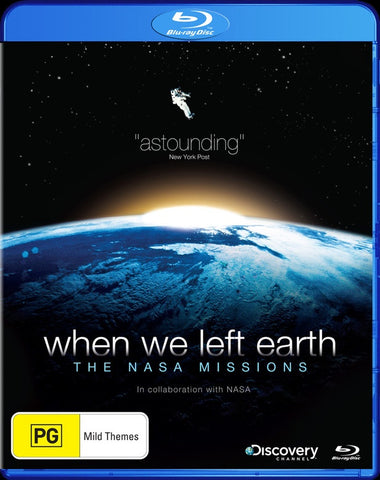 WHEN WE LEFT EARTH - THE NASA MISSIONS 4BLURAY VG+