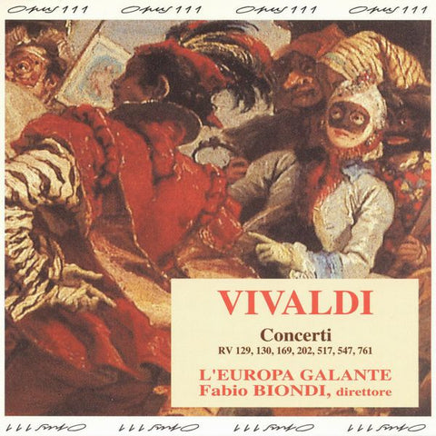 VIVALDI-CONCERTI PER ACHI CD VG