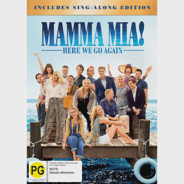 MAMMA MIA! HERE WE GO AGAIN BLURAY NM