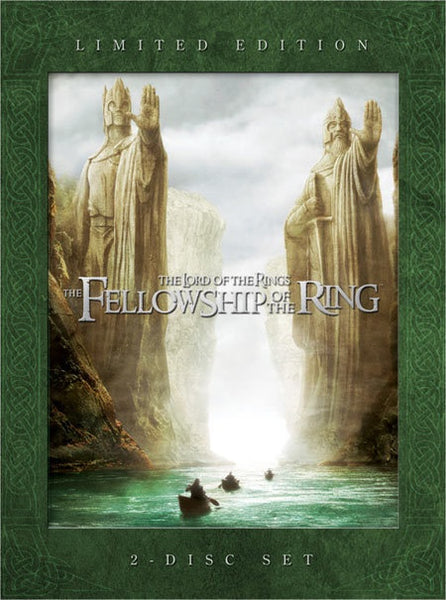 LORD OF THE RINGS THE FELLOWSHIP OF THE RING LIMITED EDITION-2DVD VG+