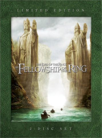 LORD OF THE RINGS THE FELLOWSHIP OF THE RING LIMITED EDITION-2DVD VG+