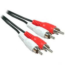 CABLE-2RCA-2RCA 2MTR CABLES *NEW*