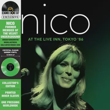 NICO-AT THE LIVE INN, TOKYO '86 GREEN VINYL LP *NEW*