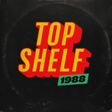 TOP SHELF 1988-VARIOUS ARTISTS CLEAR/ WHITE MARBLED VINYL LP *NEW*