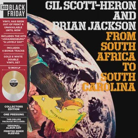 SCOTT-HERON GIL & BRIAN JACKSON-FROM SOUTH AFRICA TO SOUTH CAROLINA GOLD/ WHITE VINYL 2LP *NEW*