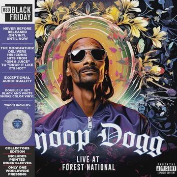 SNOOP DOGG-LIVE AT FOREST NATIONAL BLACK/ WHITE SMOKE VINYL 2LP *NEW*