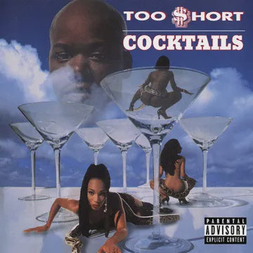 TOO $HORT-COCKTAILS CLEAR/ TANGERINE/ BLUE VINYL 2LP *NEW*