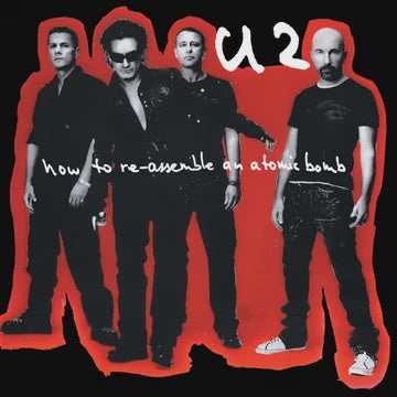 U2-HOW TO RE-ASSEMBLE AN ATOMIC BOMB RED/ BLACK VINYL LP *NEW*