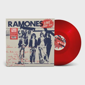 RAMONES-LIVE AT CBGB 1977 RED VINYL LP *NEW*