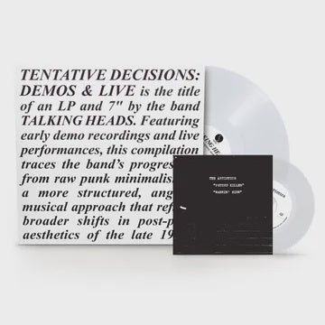 TALKING HEADS-TENTATIVE DECISIONS CLEAR VINYL LP+7" *NEW*