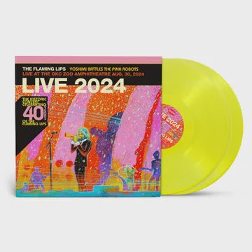 FLAMING LIPS THE-YOSHIMI LIVE OKLAHOMA 30/8/24 YELLOW VINYL 2LP *NEW*