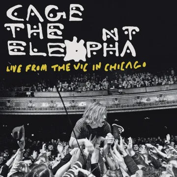 CAGE THE ELEPHANT-LIVE FROM THE VIC IN CHICAGO YELLOW/ BLACK SPLATTER VINYL 2LP *NEW*