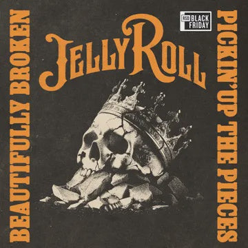 JELLY ROLL-BEAUTIFULLY BROKEN (PICKIN' UP THE PIECES) TEQUILA SUNRISE VINYL LP *NEW*