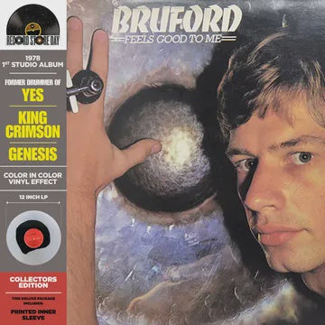 BRUFORD-FEELS GOOD TO ME BLUE IN CLEAR VINYL LP *NEW*