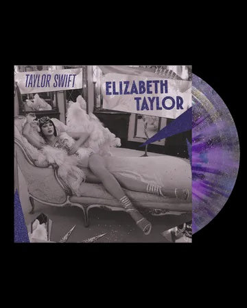 SWIFT TAYLOR-ELIZABETH TAYLOR VIOLET GLITTER VINYL 7" *NEW*