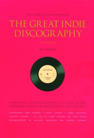 GREAT INDIE DISCOGRAPHY THE- M.C.STRONG BOOK VG