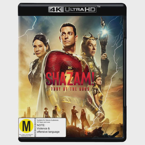 SHAZAM FURY OF THE GODS 4KUHD BLURAY NM