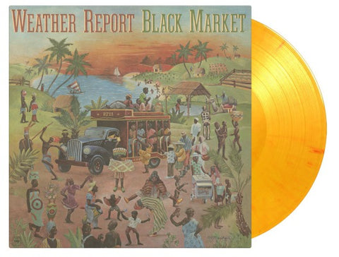 WEATHER REPORT-BLACK MARKET FLAMING VINYL LP *NEW*