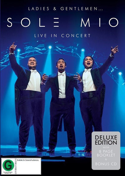 SOLE MIO-LIVE IN CONCERT DELUXE ED DVD+CD VG+
