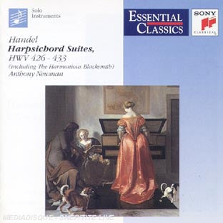 HANDEL- HARPSICHORD SUITES HWV 426-433 NEWMAN CD NM