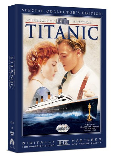 TITANIC COLLECTORS EDITION-REGION 1 3DVD NM