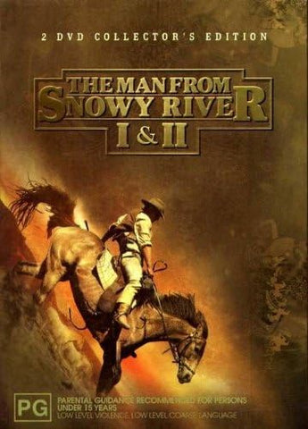 MAN FROM SNOWY RIVER THE 1 & 2 -2DVD NM