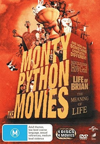 MONTY PYTHON-THE MOVIES 4DVD VG