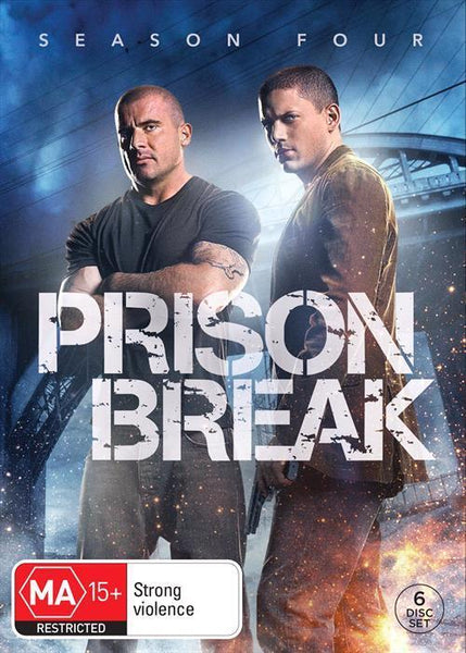 PRISON BREAK SEASON FOUR 6DVD VG