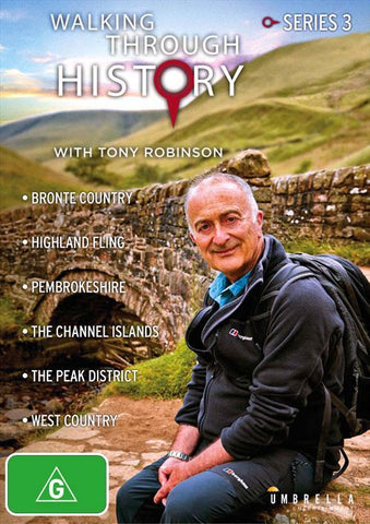 WALKING THROUGH HISTORY SERIES 3 WITH TONY ROBINSON- 2DVD VG