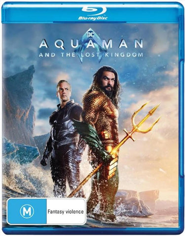 AQUAMAN AND THE LOST KINGDOM-BLURAY NM
