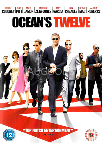 OCEAN'S TWELVE-REGION 2 DVD VG+