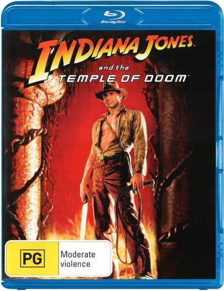 INDIANA JONES AND THE TEMPLE OF DOOM-BLURAY NM