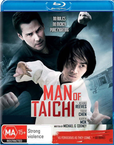 MAN OF TAI CHI-BLURAY VG