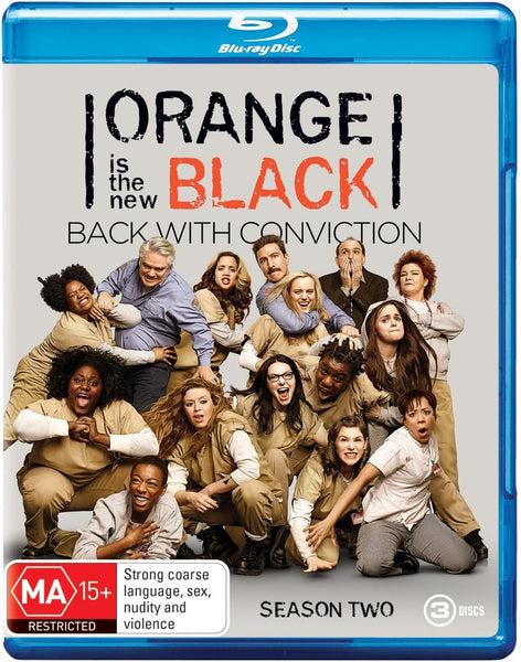 ORANGE IS THE NEW BLACK-SEASON 2 3BLURAY VG