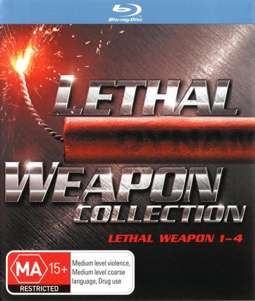 LETHAL WEAPON - COMPLETE SERIES 4BLURAY VG