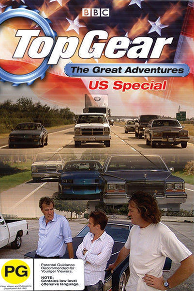 TOP GEAR - THE GREAT ADVENTURES US SPECIAL DVD VG