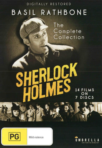 SHERLOCK HOLMES-COMPLETE COLLECTION 7DVD VG+
