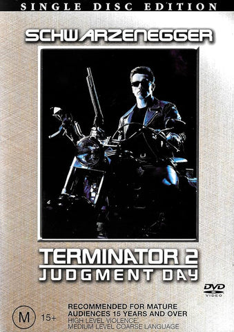 TERMINATOR 2 JUDGMENT DAY 2DVD VG+