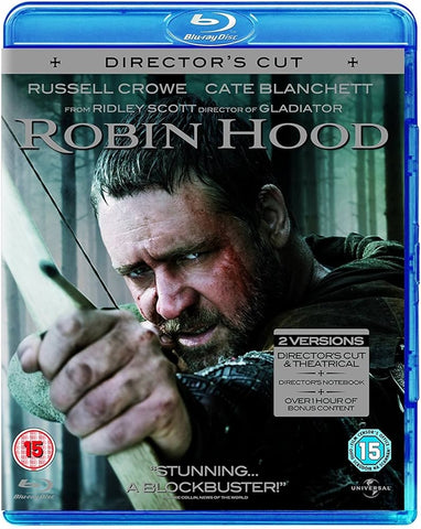 ROBIN HOOD DIRECTOR'S CUT BLURAY NM